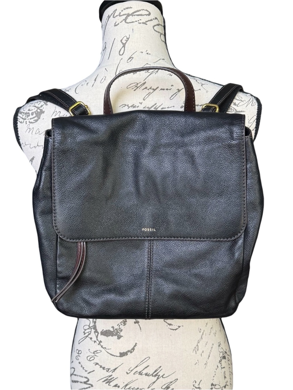 Fossil Genuine Leather Claire Leather Backpack